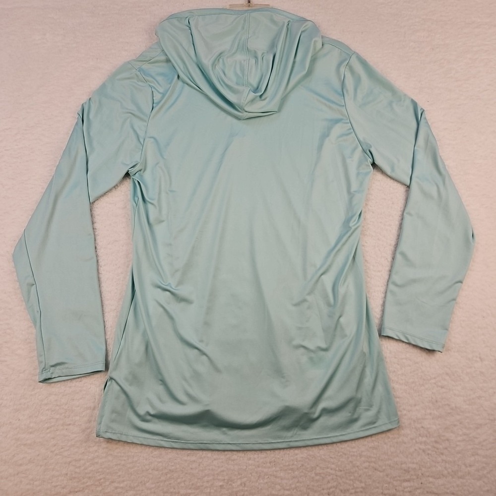 The American Outdoorsman Womens Sz XL Aqua Hoodie Sports Outdoors Hiking Stretch - Picture 8 of 9